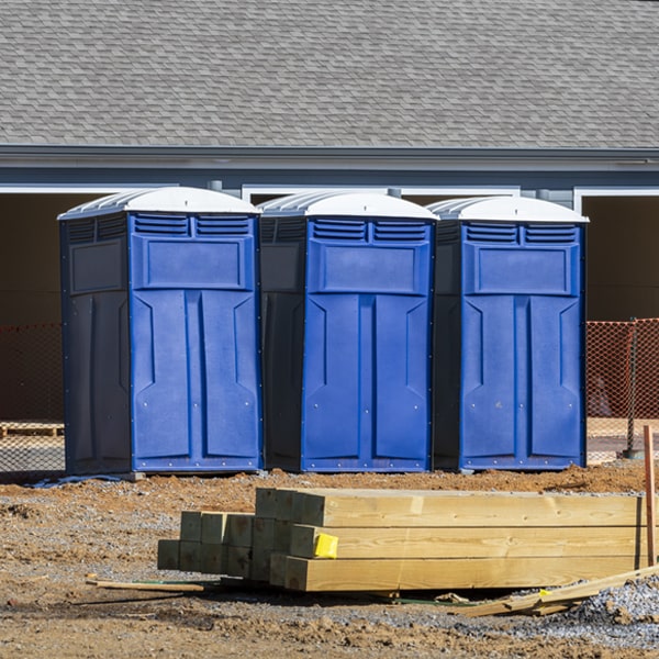 what is the maximum capacity for a single portable toilet in Henry Clay PA